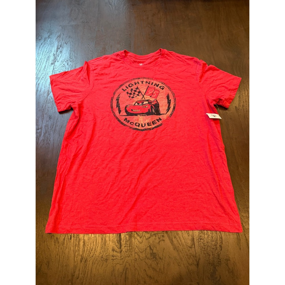 Disney Parks Cars Lightning McQueen Champ T-Shirt Men's XL